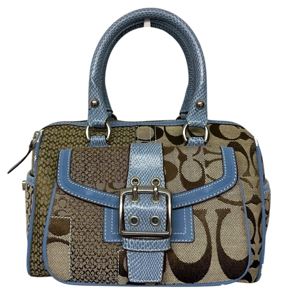 Coach Limited Edition Patchwork Snakeskin Tote Bag RARE #1857 - Picture 4 of 16